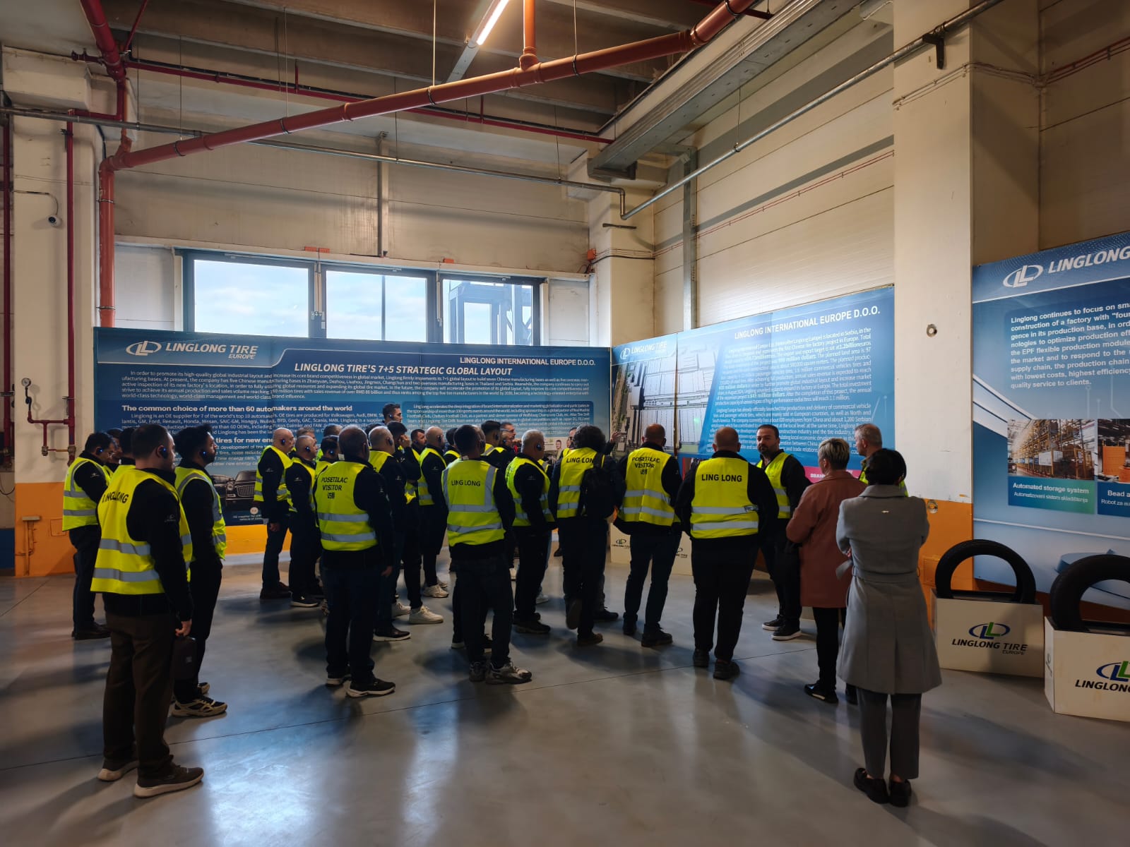 Linglong Tire Fabrika Ziyareti Belgrad’da Gerçekleştirildi